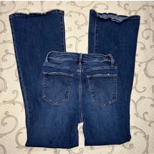 RISEN Women's Flare Jeans in Dark Blue (tall)